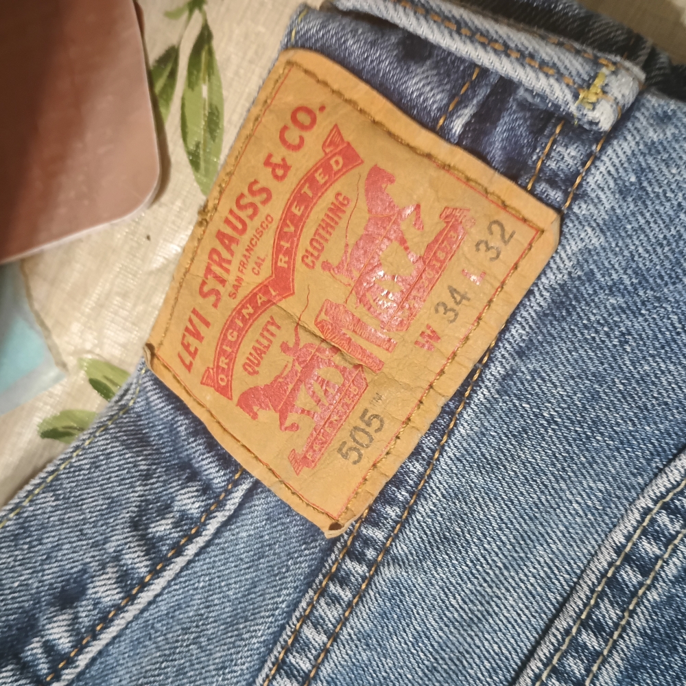 Levi's Blue Straight Jeans with Classic Style